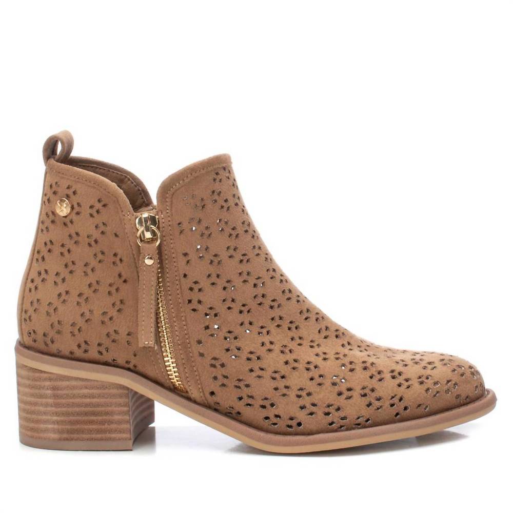 NEW XTI women's ankle boots in taupe